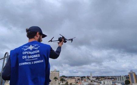 Monitoramento por drone reforça estratégias de combate à dengue em Araxá