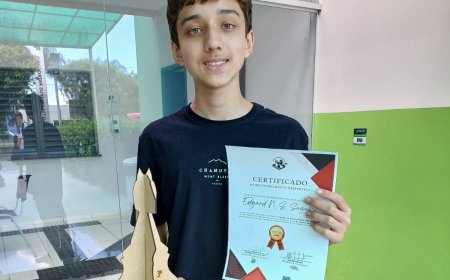 Araxaense Edgard é terceiro lugar no Torneio de Xadrez em Monte Carmelo