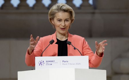 Iniciativa de IA da UE receberá reforço de 50 bilhões de euros, diz Von der Leyen