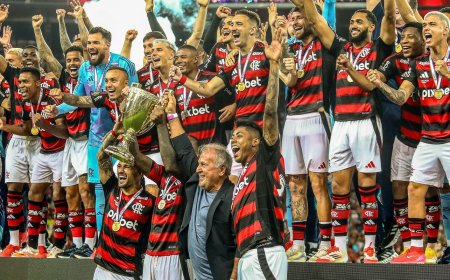 Flamengo é bicampeão carioca após empate sem gols com Fluminense