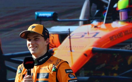 Australiano Oscar Piastri larga na frente no GP da China de Fórmula 1