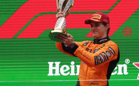 Fórmula 1: Piastri vence GP da China; Bortoleto termina em 14º