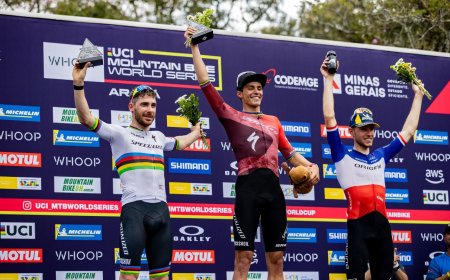 Copa do Mundo de MTB em Araxá: Richards e Blevins reinam no primeiro dia com vitória no Short Track