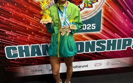 Carioca de 14 anos conquista Mundial sub-17 de levantamento de peso