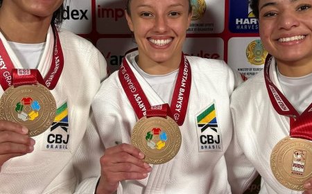 Brasileiras garantem três bronzes em 1º dia de Grand Slam de Judô