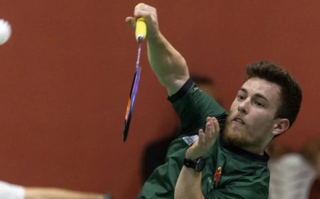 Vitor Tavares é ouro em Torneio Internacional de Badminton no Bahrein