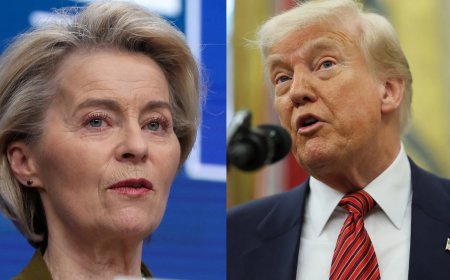 UE vê “novo ímpeto” nas negociações comerciais após telefonema com Trump