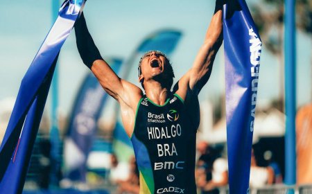 Miguel Hidalgo conquista vitória histórica na elite do triatlo mundial