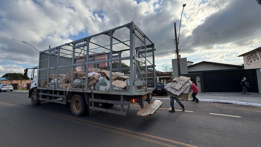 Araxá fortalece coleta seletiva