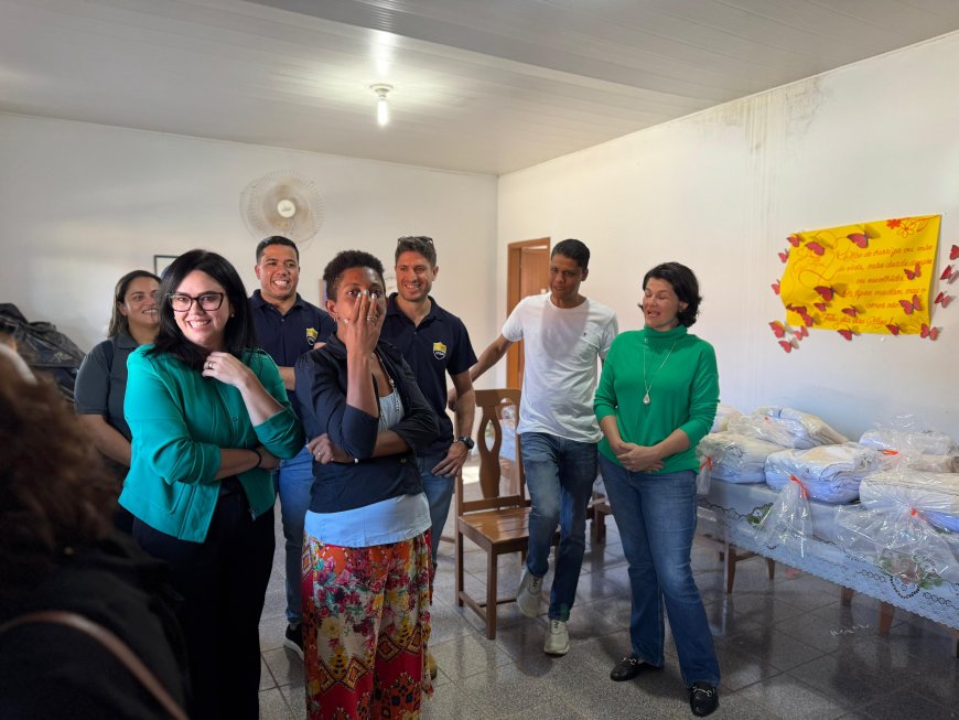Projeto Teia Sustentável: uniformes usados viram cobertores para aquecer vidas