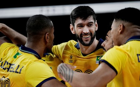 Vôlei: renovada, seleção masculina estreia 4ª feira na Liga das Nações