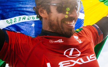 Yago Dora é campeão em Trestles, palco do surfe em Los Angeles 2028