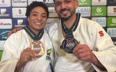Brasil fatura prata e bronze no 3º dia do Mundial de Judô na Hungria