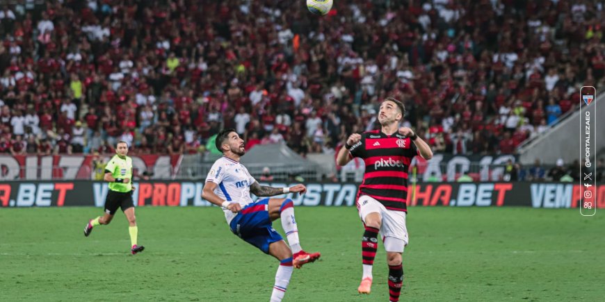 Fla enfrenta Fortaleza mirando ponta da classificação do Brasileiro