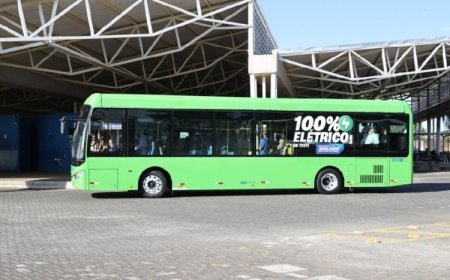 Uberlândia testa ônibus elétricos