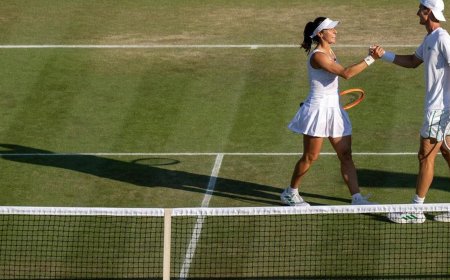 Luisa Stefani vai a final de duplas mistas no Torneio de Wimbledon
