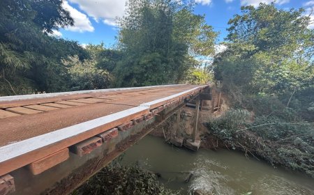 Ponte do Tamanduá é revitalizada em parceria entre Araxá e Ibiá