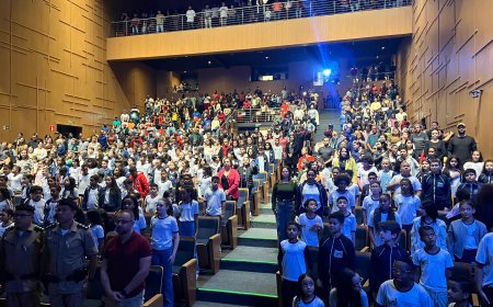 Mais de 300 alunos de Araxá participam da formatura do PROERD