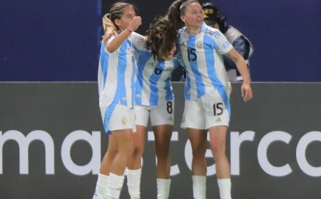 Argentina vence Chile e vira líder do Grupo A na Copa América Feminina