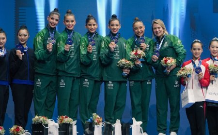 Ginástica rítmica: Brasil leva ouro inédito na Copa do Mundo, em Milão