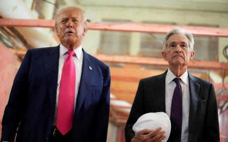 Trump nega pressão para que Powell renuncie e muda tom sobre reforma do prédio do Fed