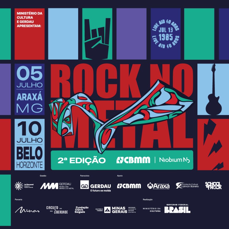 MM GERDAU - MUSEU DAS MINAS E DO METAL APRESENTA A O ROCK NO METAL - CBMM | NIOBIUM - 2ª EDIÇÃO