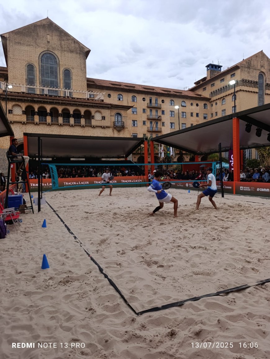 Mundial de Beach Tennis com muita emoção em Araxá no final de semana