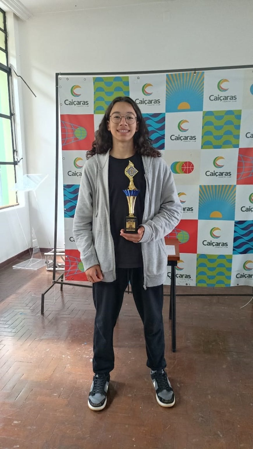 Theo é o campeão da 2ª etapa do Circuito Patense de Xadrez