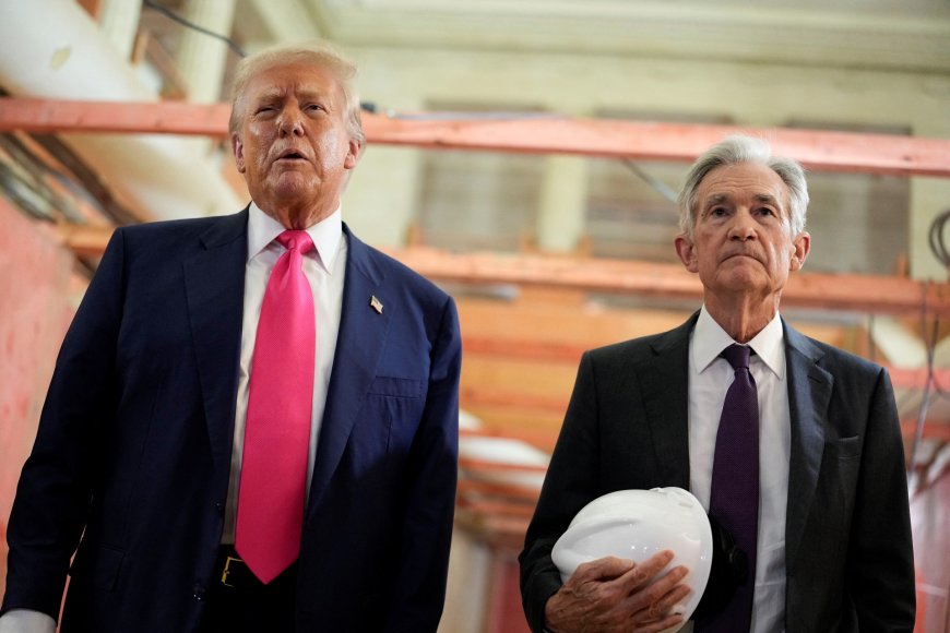 Trump nega pressão para que Powell renuncie e muda tom sobre reforma do prédio do Fed