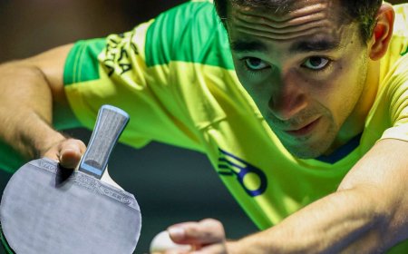 Hugo Calderano pega alemão Benedikt Duda na final em Foz do Iguaçu