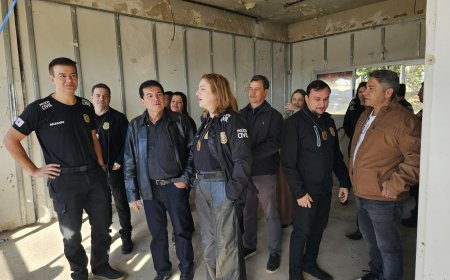 Obras da nova sede da Delegacia Regional de Polícia Civil de Araxá