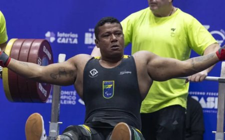 Brasil chega a 6 ouros em Copa do Mundo de halterofilismo paralímpico