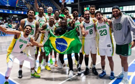 Brasil decide Copa América de basquete masculino contra Argentina