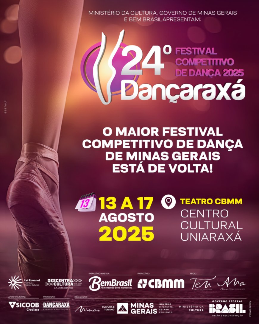 24º DANÇARAXÁ  acontece na próxima semana com recorde de participação