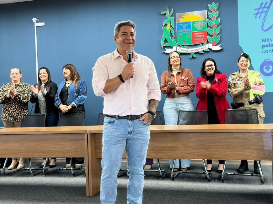 Araxá lança Campanha Agosto Lilás pelo fim da violência contra a mulher