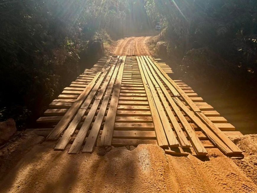 Ponte da Argenita foi interditada para reforma