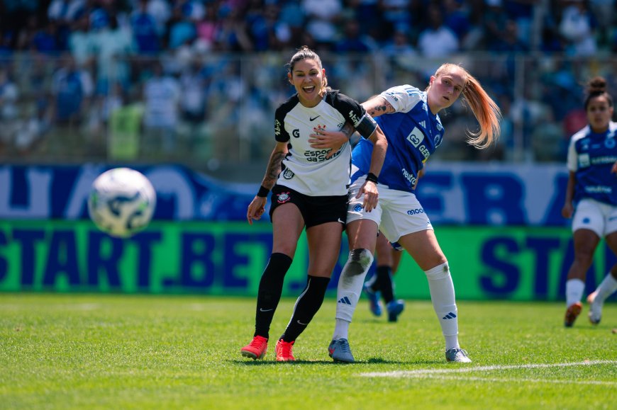 Cruzeiro e Corinthians decidem o Brasileiro Feminino no domingo