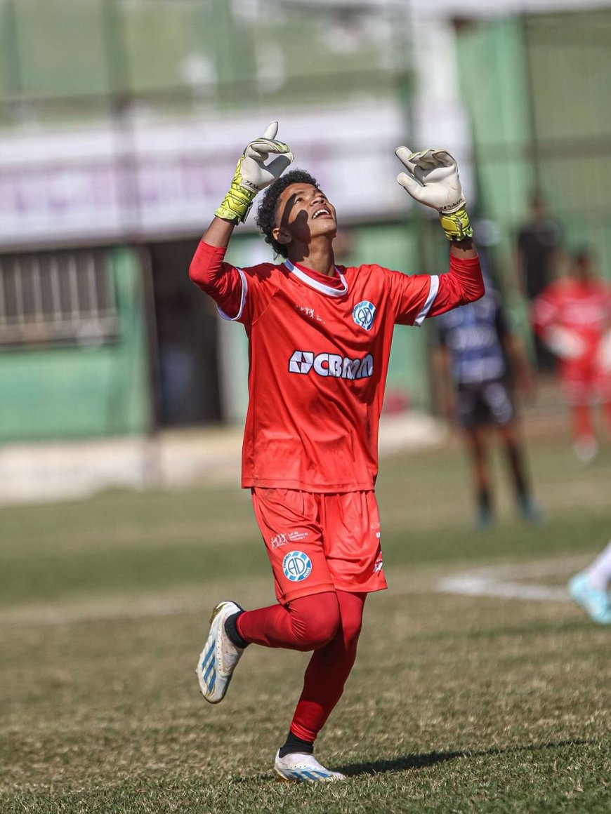 Goleiro Felipe marca 2 gols de falta e Dínamo Sub-15 vence fora de casa