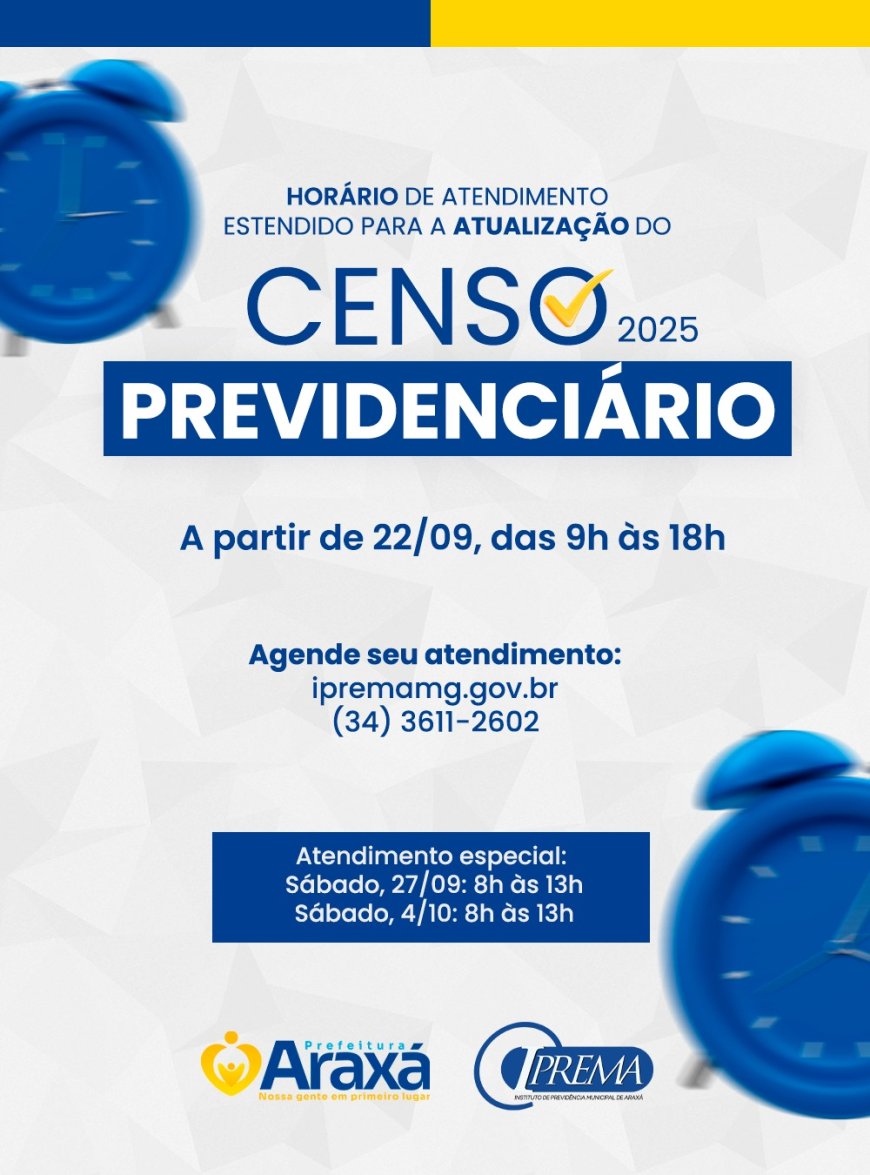 Iprema alerta para o fim do prazo do Censo Previdenciário