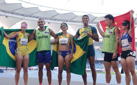 Brasil faz história e termina Mundial de Atletismo Paralímpico em 1º