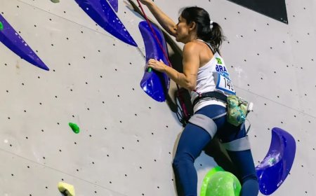 Marina Dias é ouro na etapa de Laval da Copa do Mundo de paraescalada