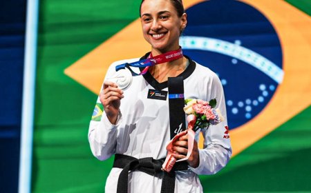 Milena Titoneli é prata no Mundial de taekwondo, o 3º pódio do Brasil
