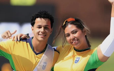 Tiro com arco do Brasil conquista 1ª medalha em um Parapan de Jovens