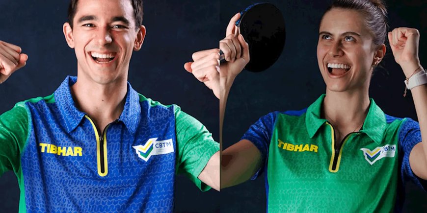 Calderano e Bruna Takahashi vencem estreia no WTT Champions Frankfurt