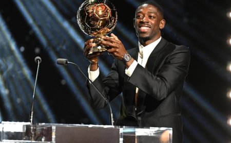 Dembelê e Bonmatí levam Fifa The Best de melhores jogadores do ano