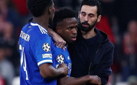Vini Jr marca golaço e denuncia caso de racismo em Liga dos Campeões