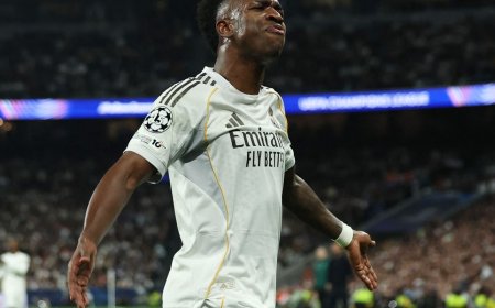 Vini Jr brilha e ajuda Real a despachar Benfica na Liga dos Campeões