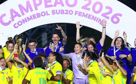 Brasil é campeão sul-americano sub-20 feminino