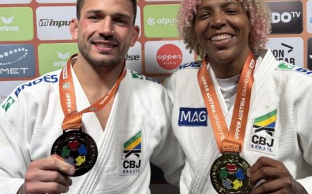 Rafaela Silva é ouro e Cargnin bronze no Grand Prix de judô da Áustria