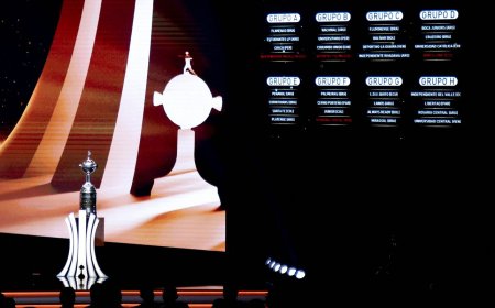 Conmebol sorteia grupos da Copa Libertadores 2026